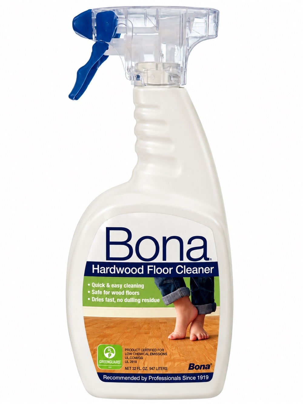 Bona Hardwood Floor Cleaner – 32 fl oz Spray Bottle NEW